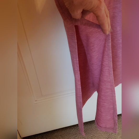 Womens Maxi dress brick red short sleeve 1 pocket - Picture 6 of 6